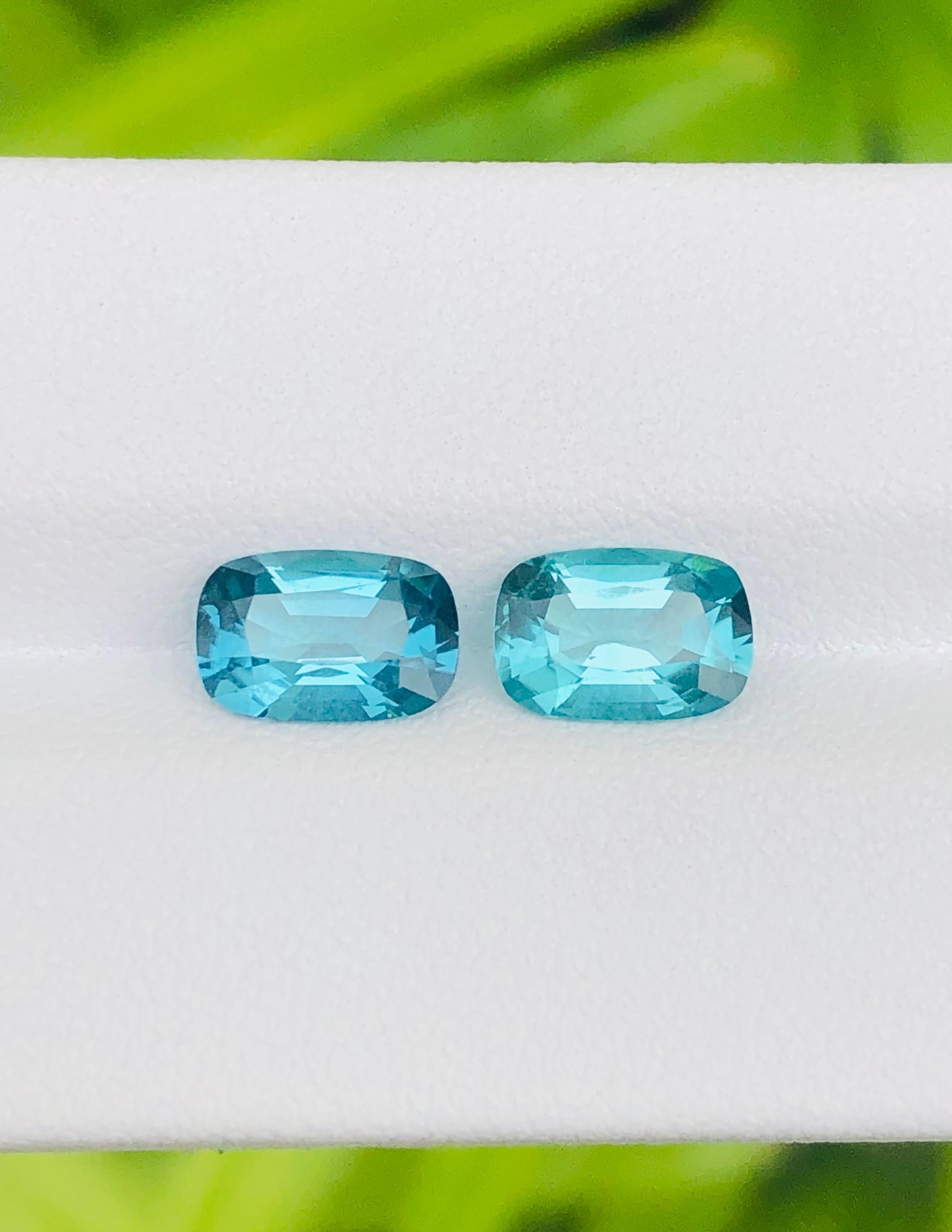 Tourmaline de jaspe bleu lagon de 2,73 carats, pureté éclatante en vente 6