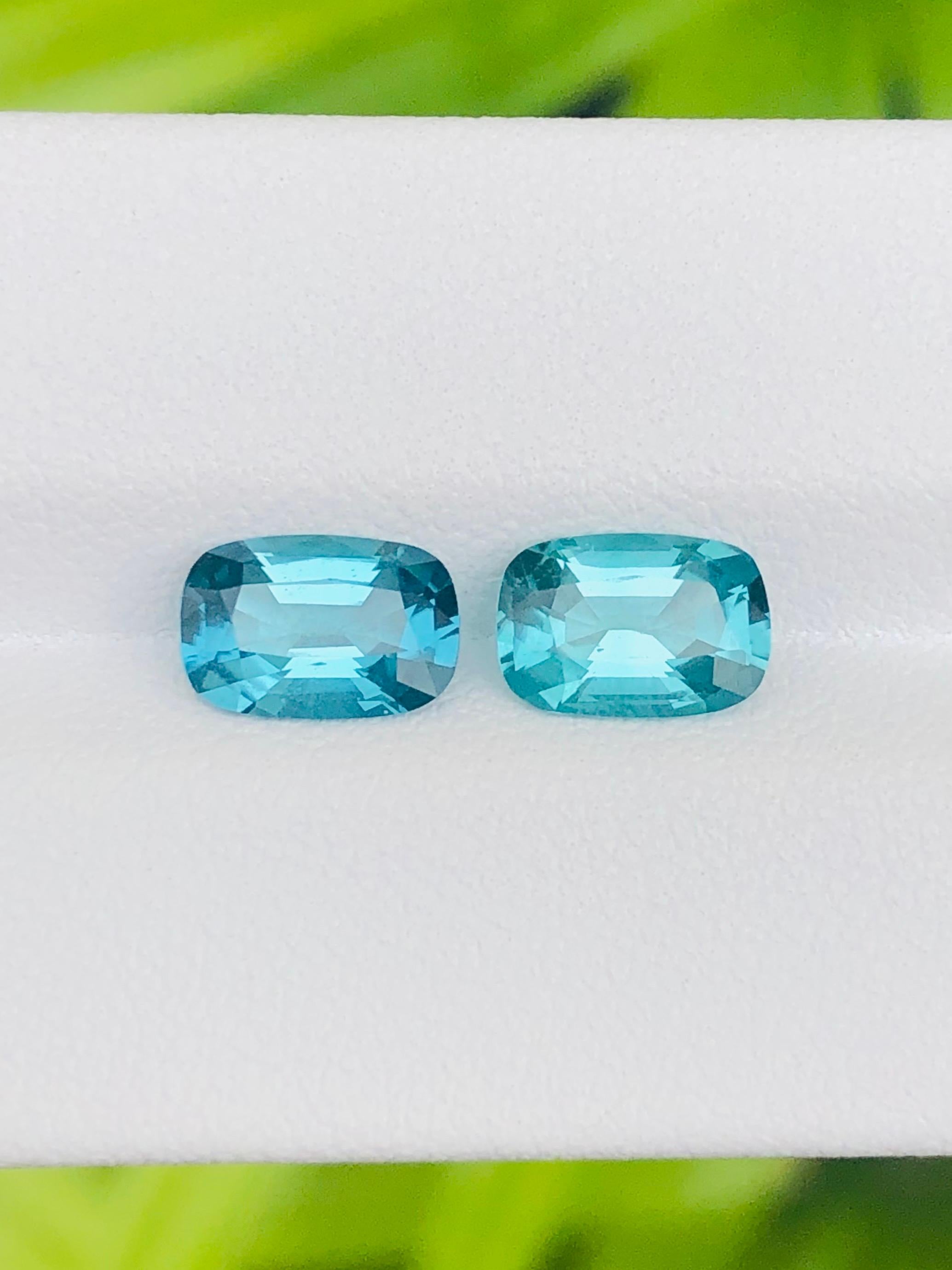 Tourmaline de jaspe bleu lagon de 2,73 carats, pureté éclatante en vente 7