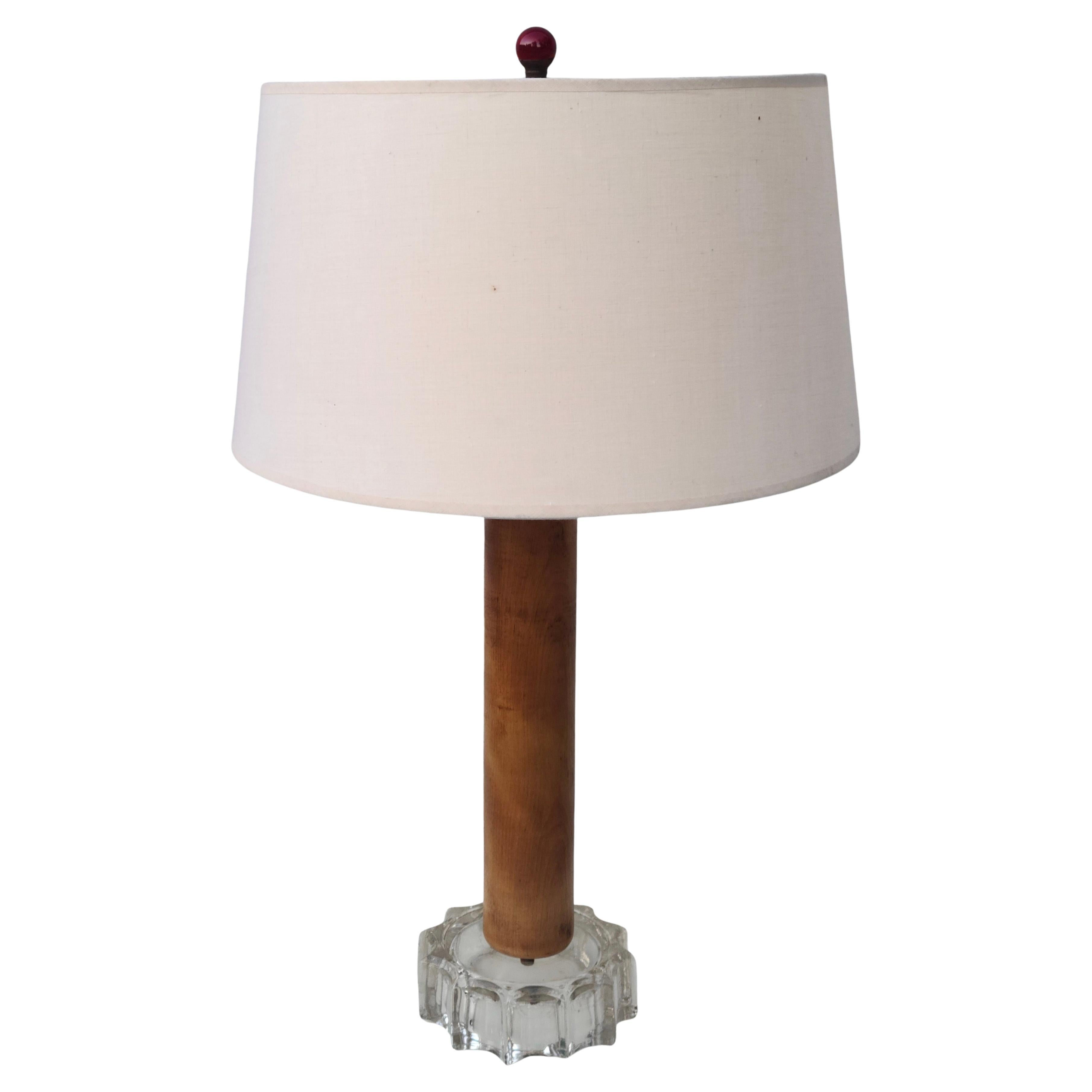 Mid-20th Century Pair 40's Modern Table Lamps by Otto Guggenheim For Sale