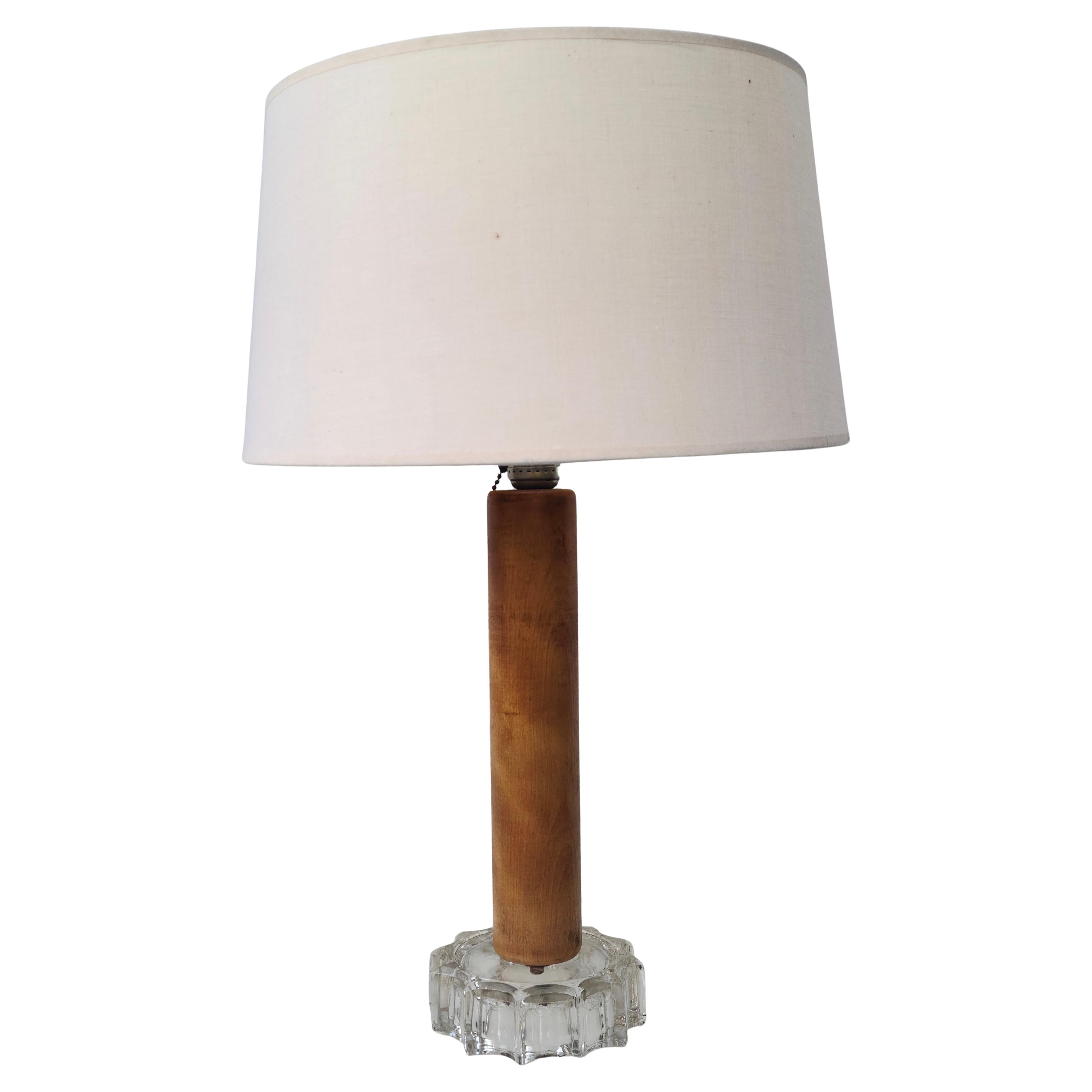 Pair 40's Modern Table Lamps by Otto Guggenheim For Sale 1