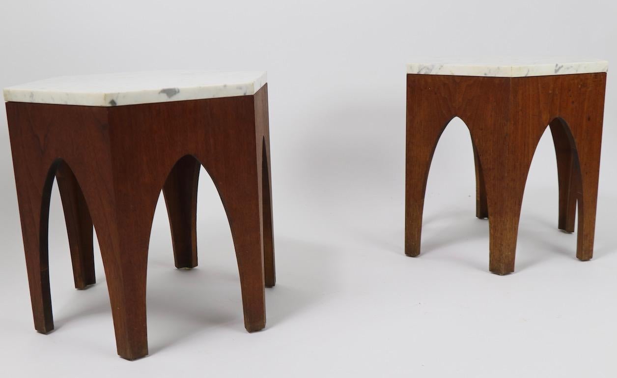 Pair of 6 Sided Probber Style Tables 7