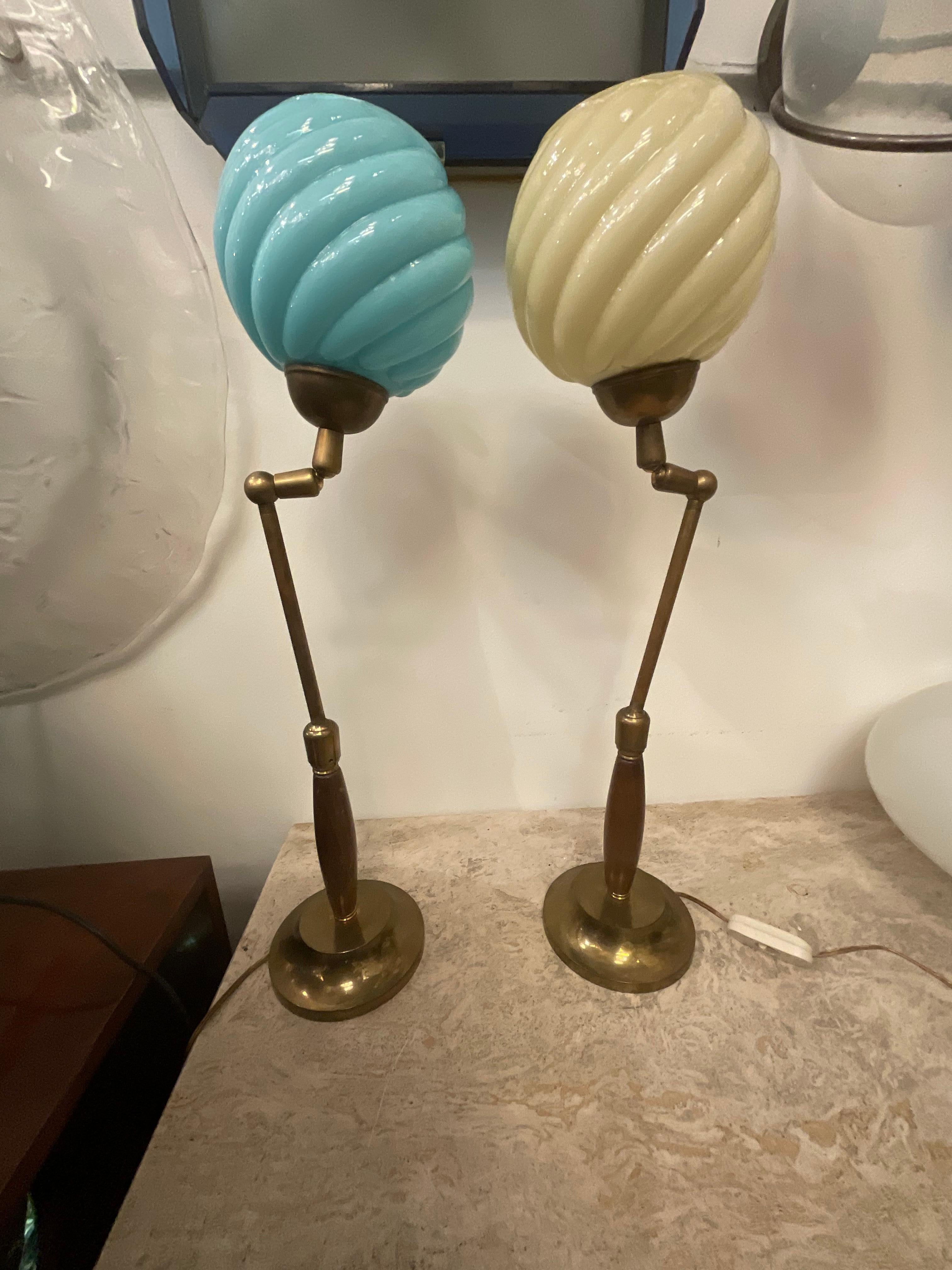 20ième siècle Paire a  lampe de table en vente