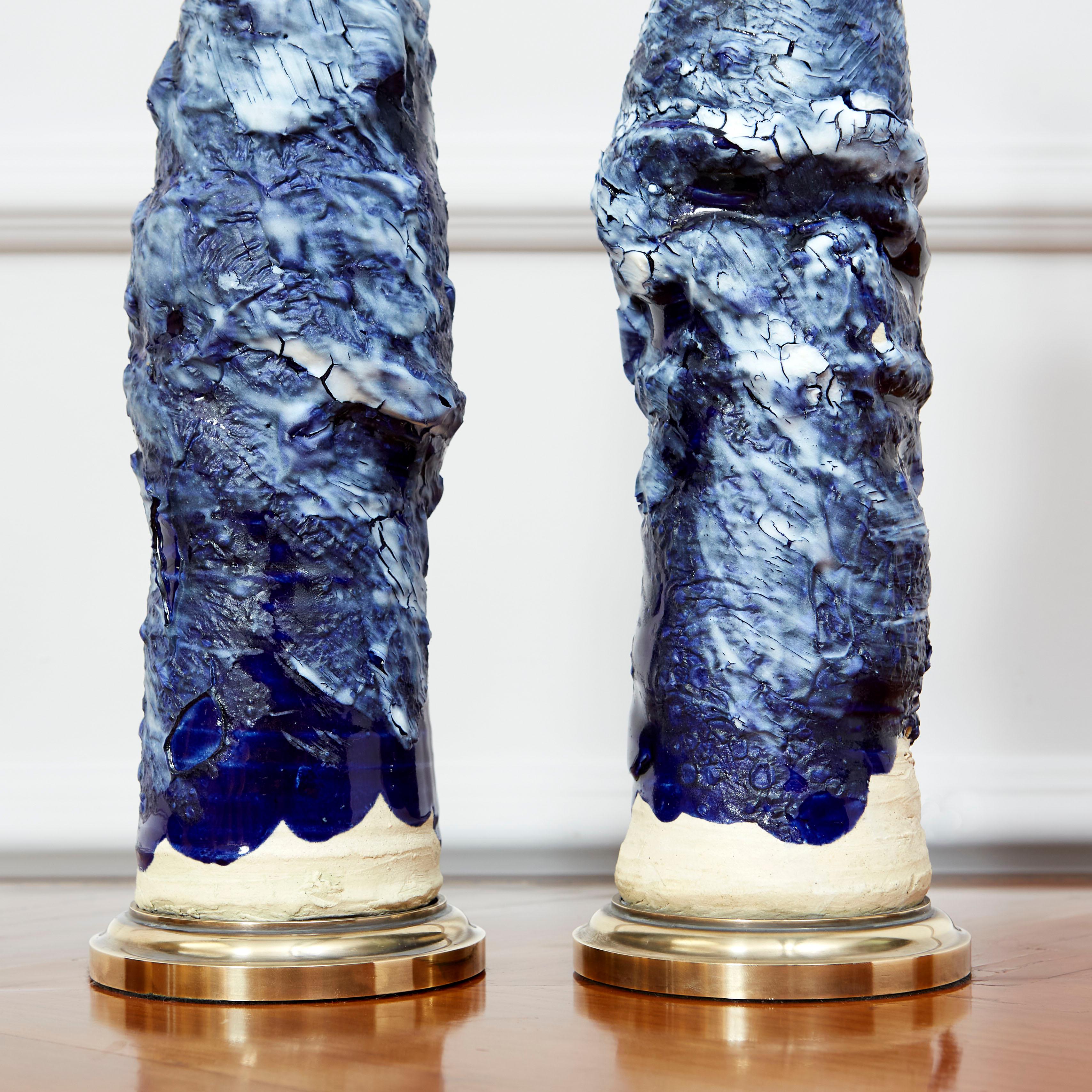 British Pair Abigail Schama X Almásy Table Lamps For Sale
