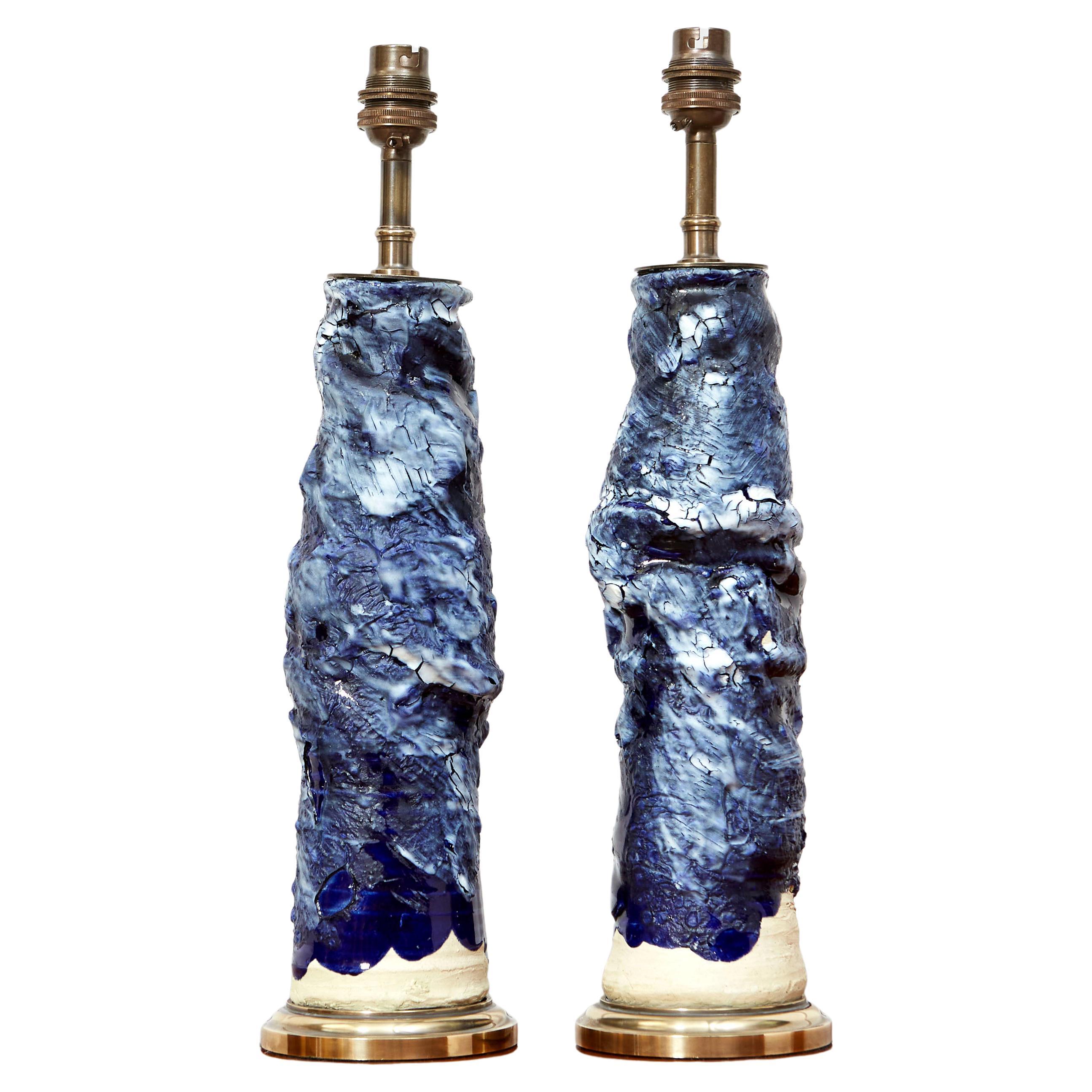 Pair Abigail Schama X Almásy Table Lamps For Sale