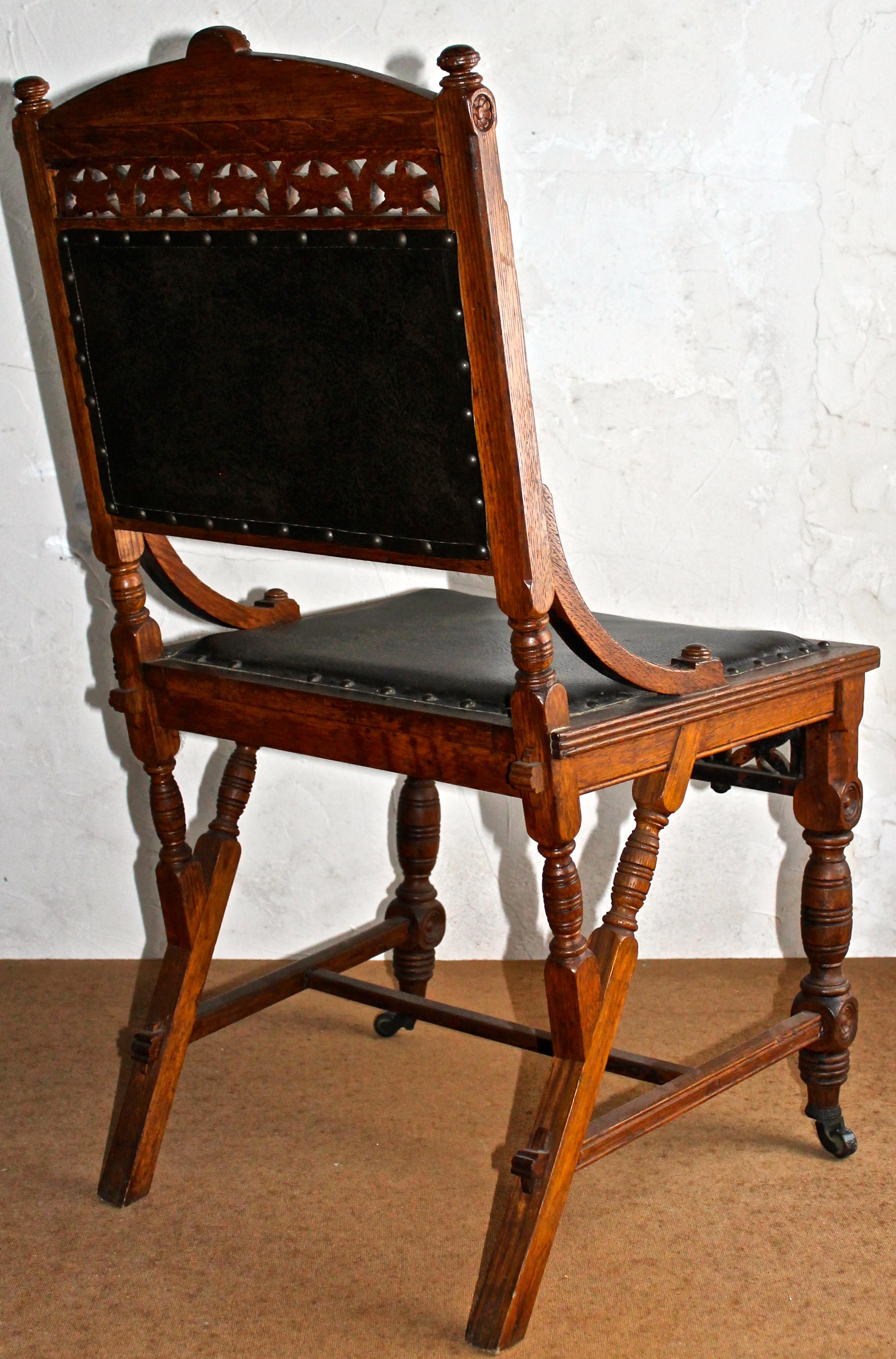 American Pair Aesthetic Movement Chairs Herter Bros. ’Attributed’