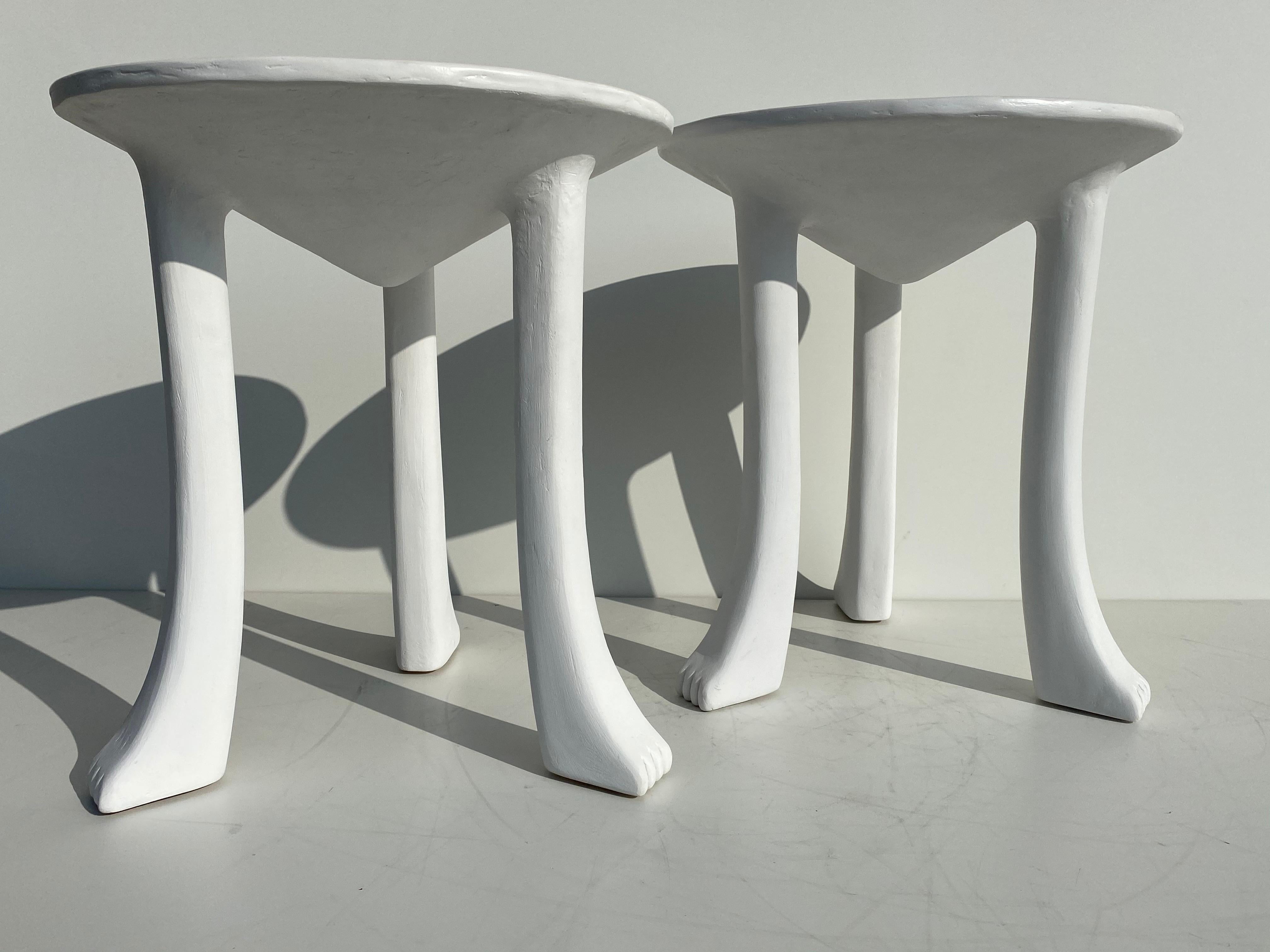 plaster end table