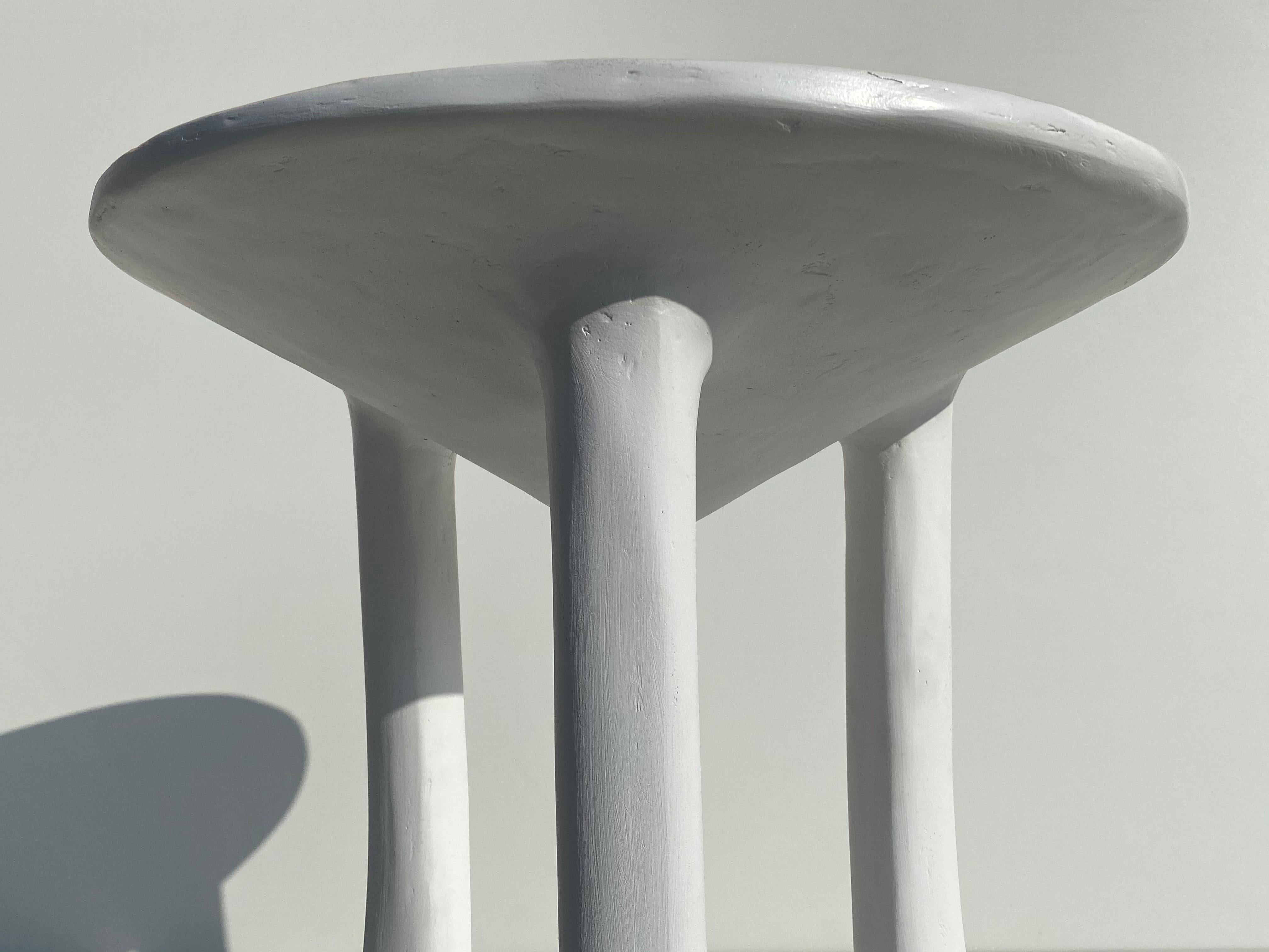 Late 20th Century Pair of African Plaster Side Tables