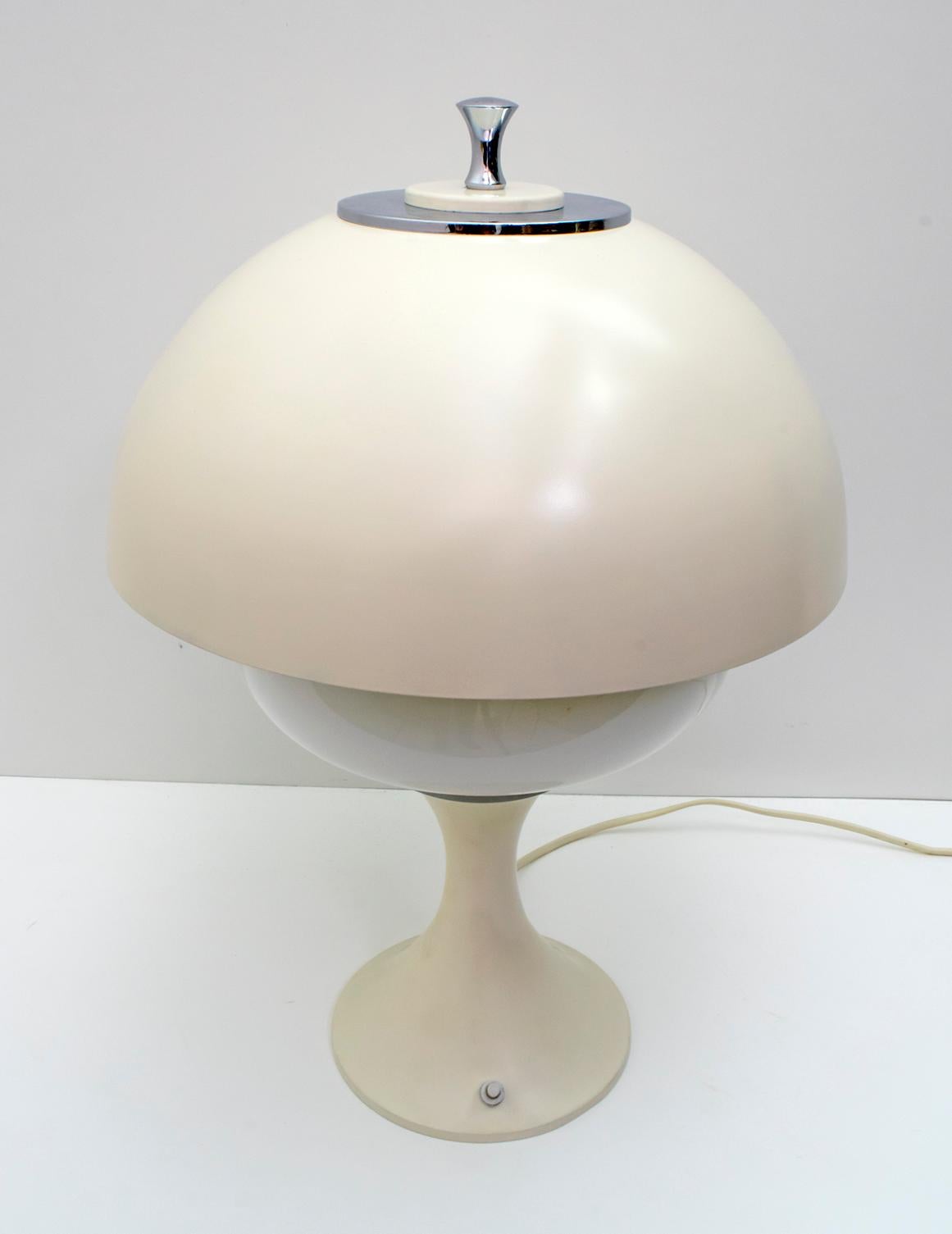 Aluminum Pair of After Gaetano Sciolari Midcentury Italian Lamps, 1960s For Sale