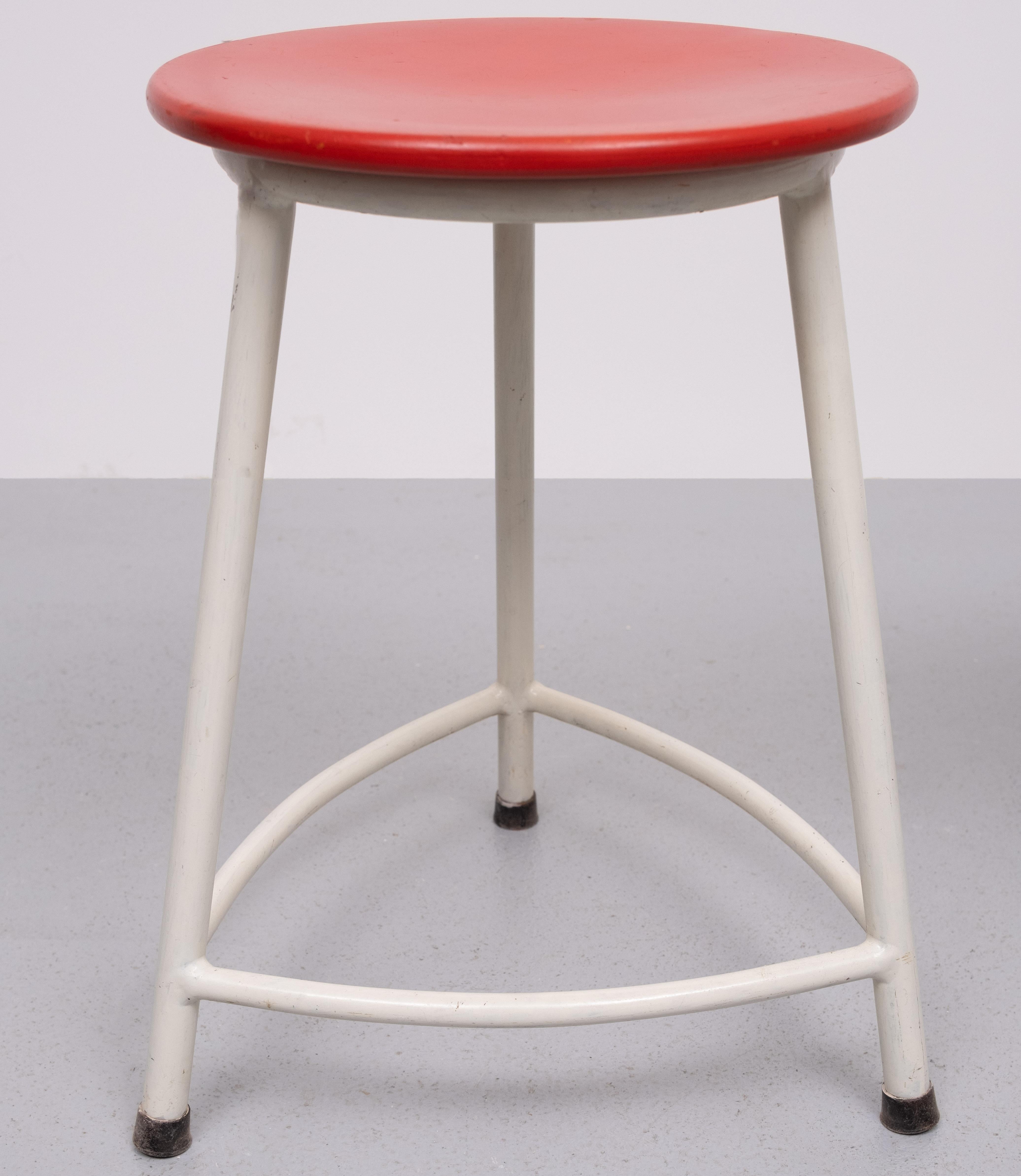 Mid-Century Modern paire  Tabourets Ahrend de Cirkel  Design Friso Kramer 1950s Hollande en vente