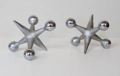 Paire de vestes Bill Curry surdimensionnées faites à la main - Serre-livres Jax des années 1960