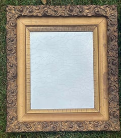 Pair American Carved Giltwood Mirrors