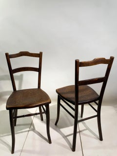 Pair A.M.Luther "Luterma" Art Deco Bentwood/Embossed Plywood Chairs-Estonia/1920