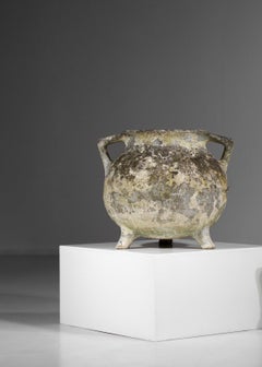 Pareja de maceteros Amous Marmite del diseñador suizo Willy Guhl para Eternit Swiss F286