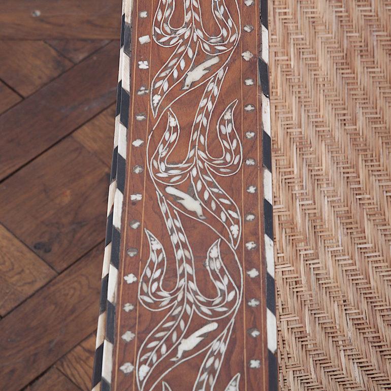 Pair of Anglo-Indian Inlaid Teak Plantation Chairs 3
