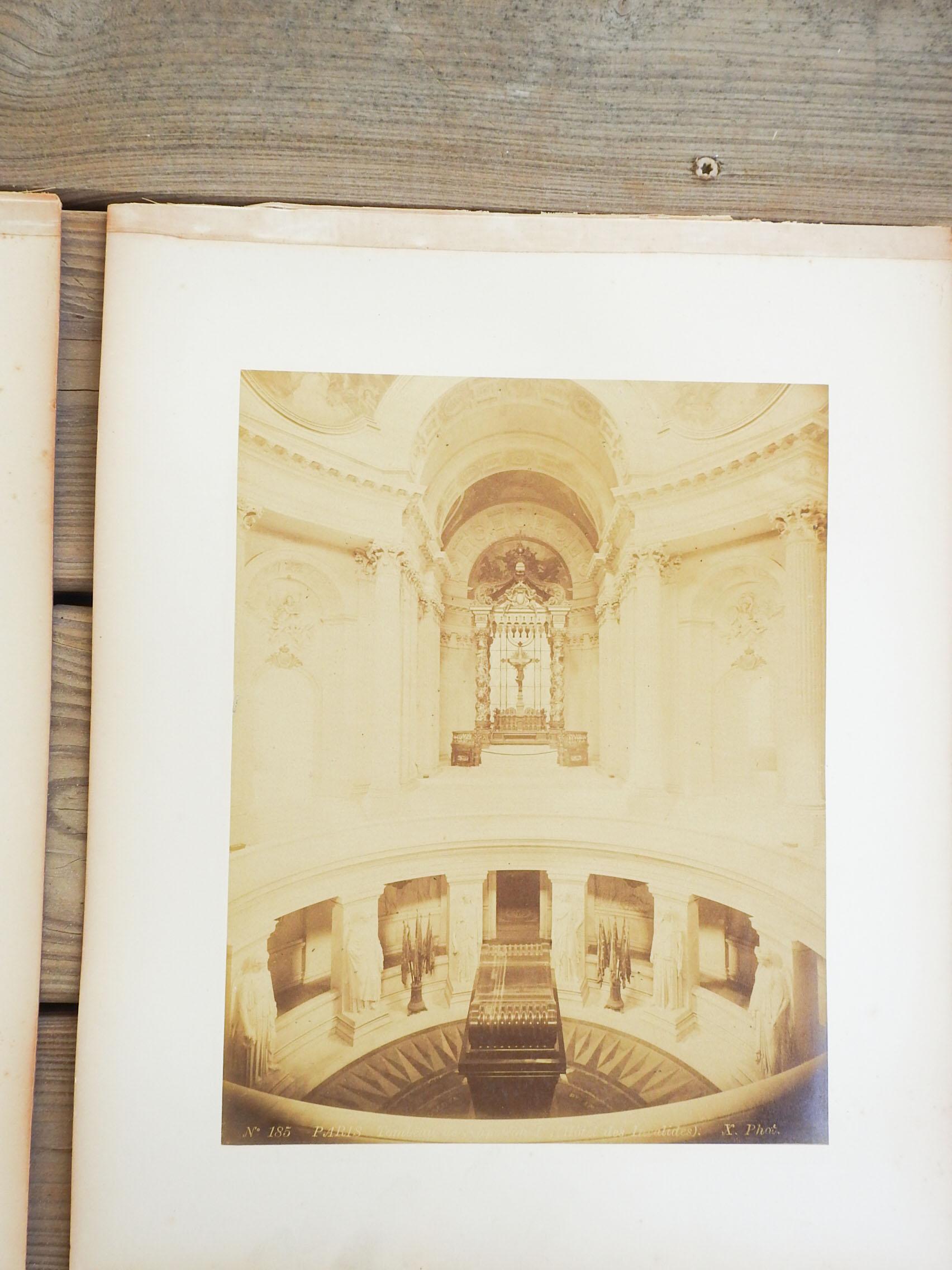 Grand Tour Paire de photographies anciennes 1880''s Frith Napoléon   en vente