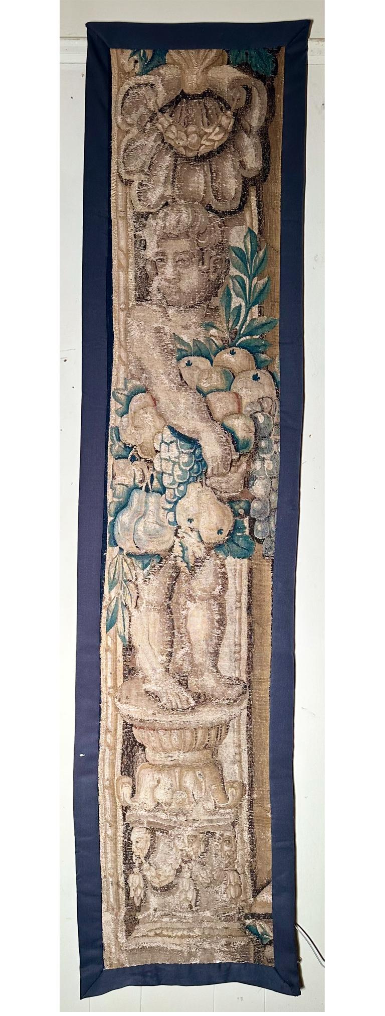 Tapisserie Paire de tapisseries flamandes anciennes du 18e siècle, vers 1780. en vente