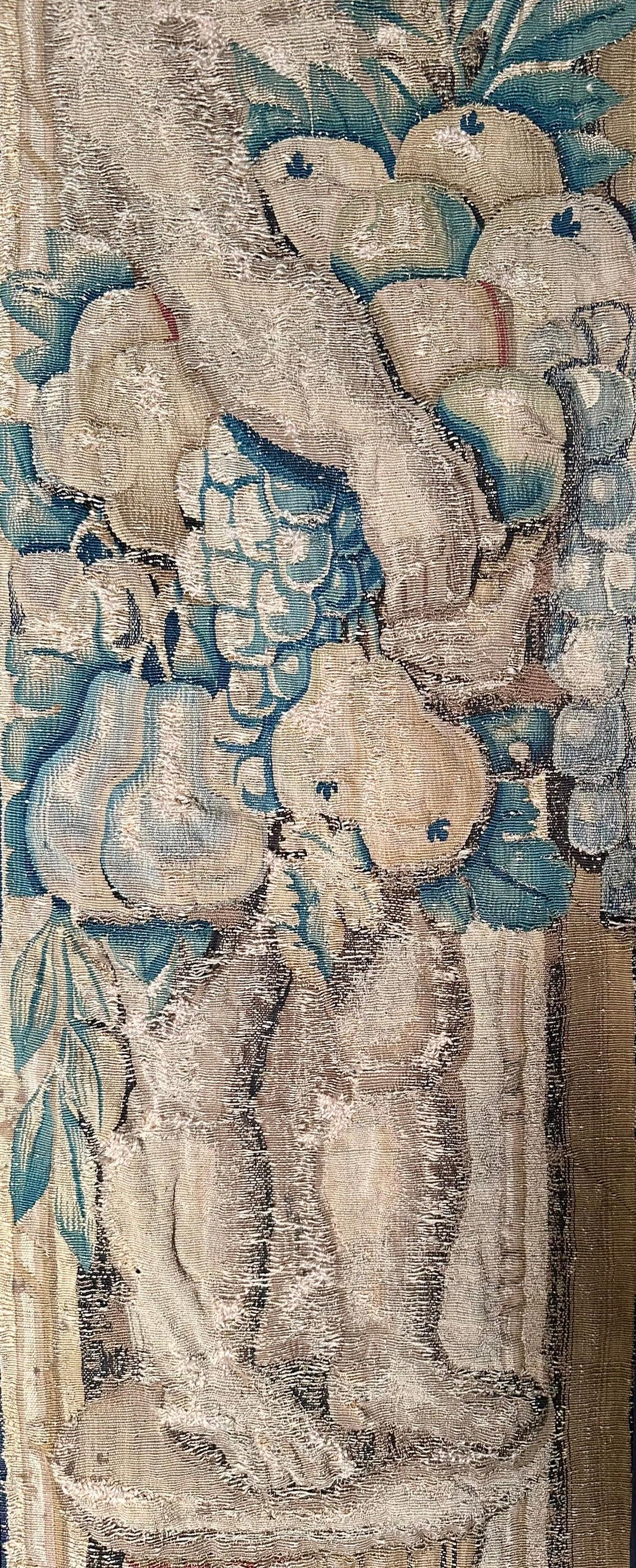 Paire de tapisseries flamandes anciennes du 18e siècle, vers 1780. en vente 2