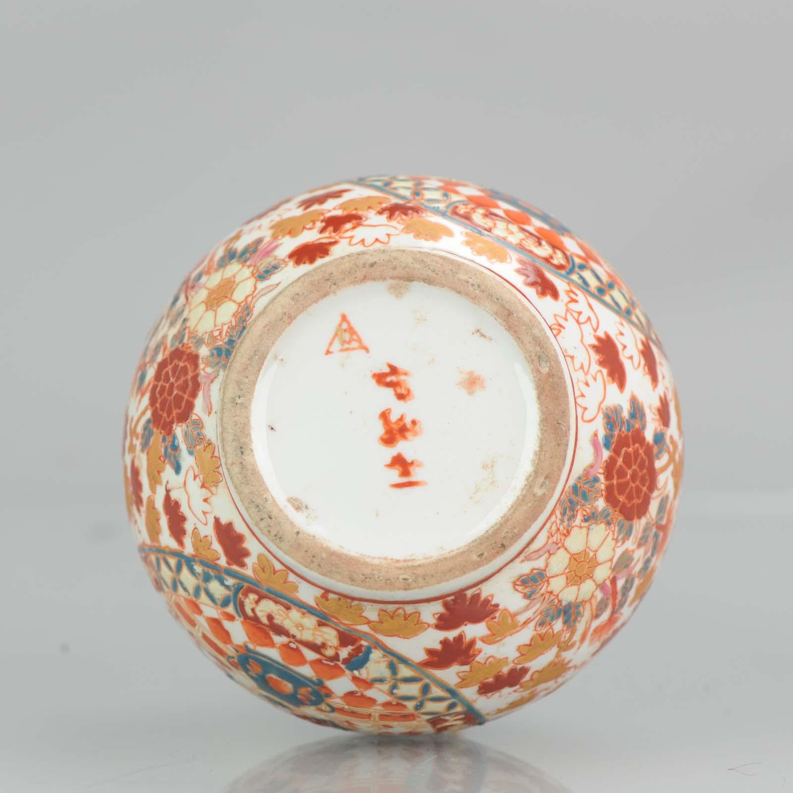 Pair of Antique 19th Century Japanese Kutani Vase Marked on Base Birds Swallows 6