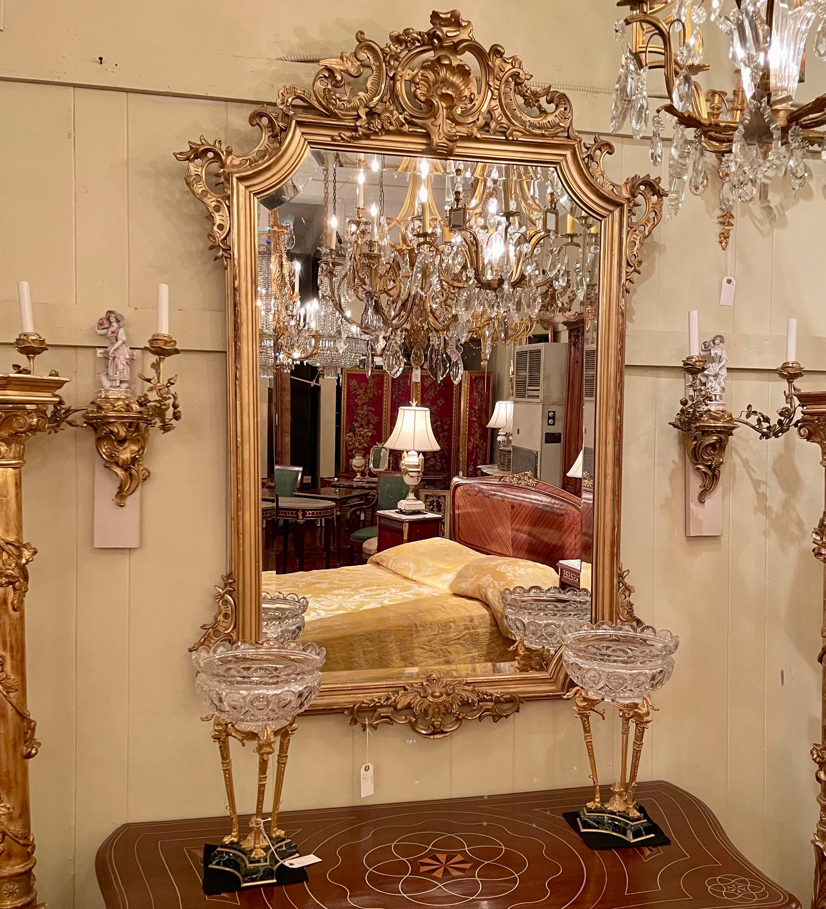 Pair Antique 19th Century Ormolu Sconces with Rare Meissen Porcelain Figurines For Sale 6