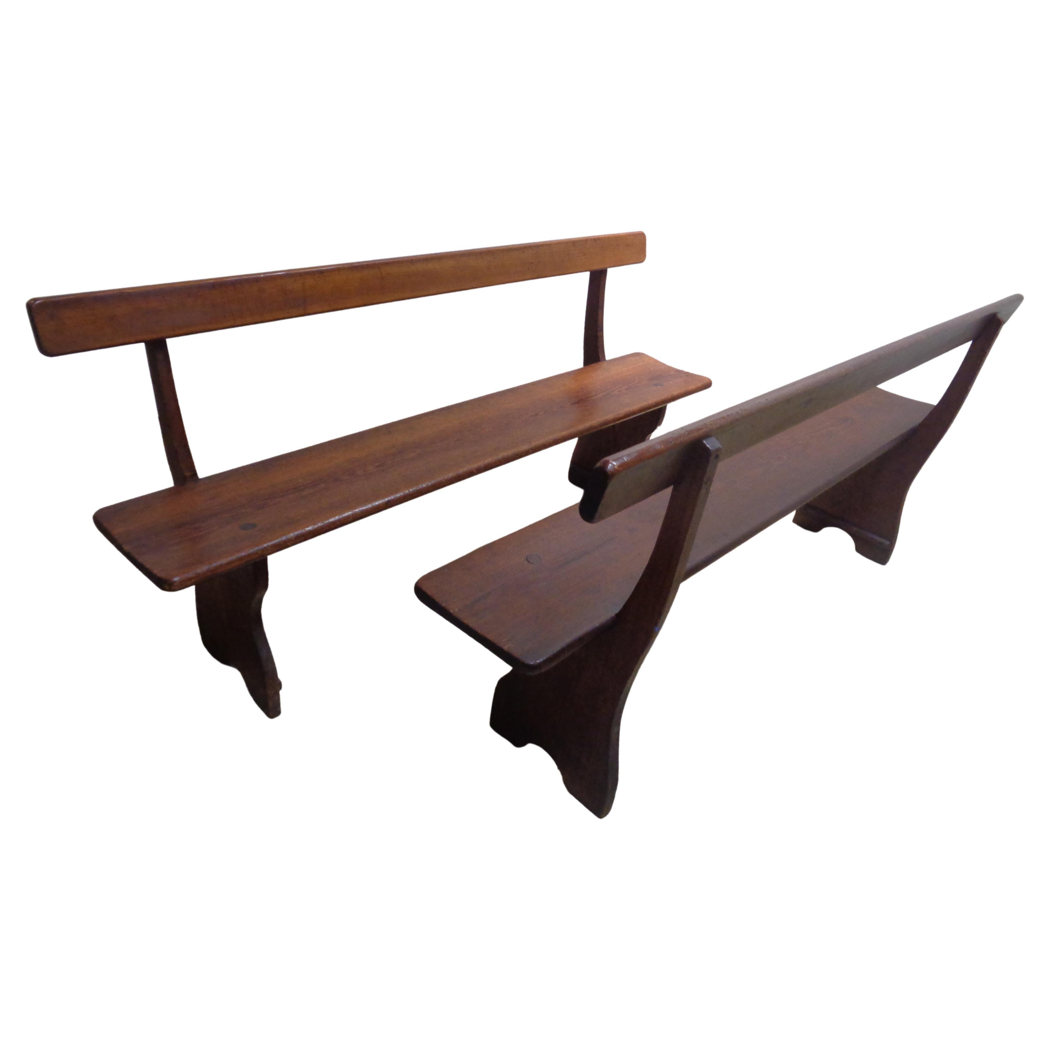  Exceptional Antique American Country Benches For Sale 4