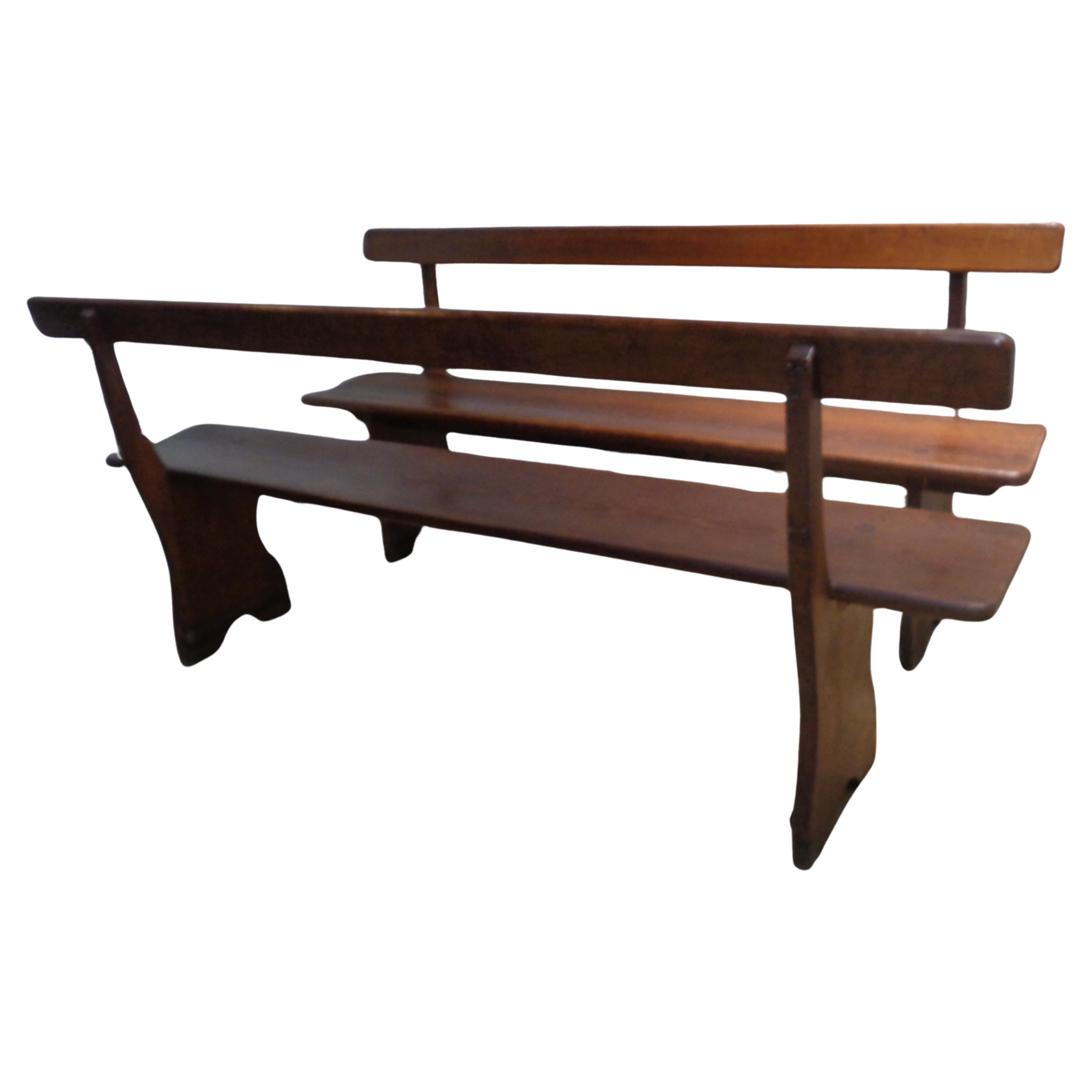  Exceptional Antique American Country Benches For Sale 6