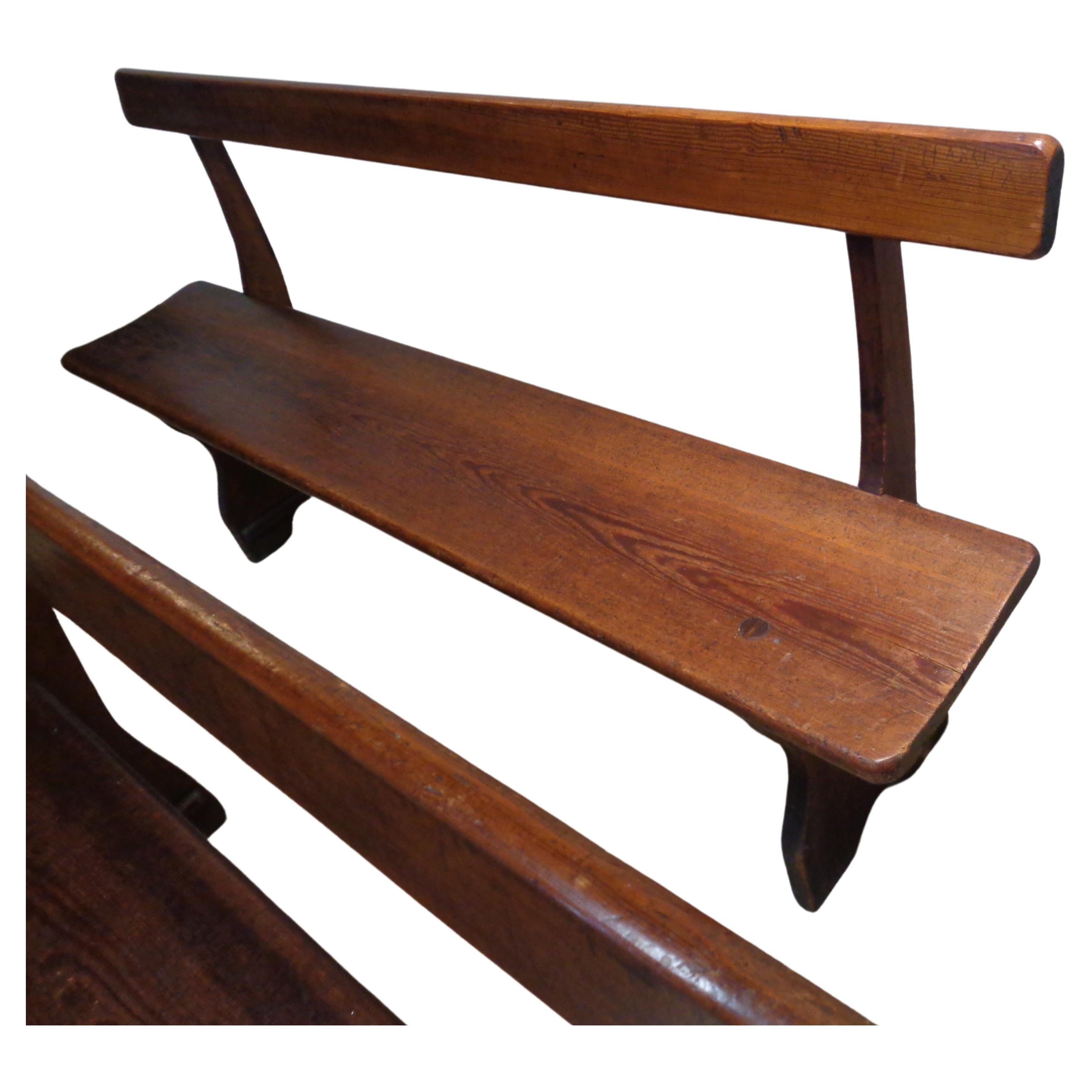  Exceptional Antique American Country Benches For Sale 2