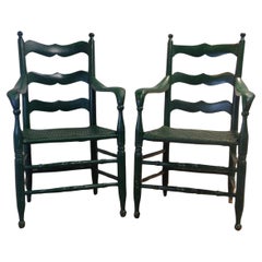  Fauteuils peints américains anciens