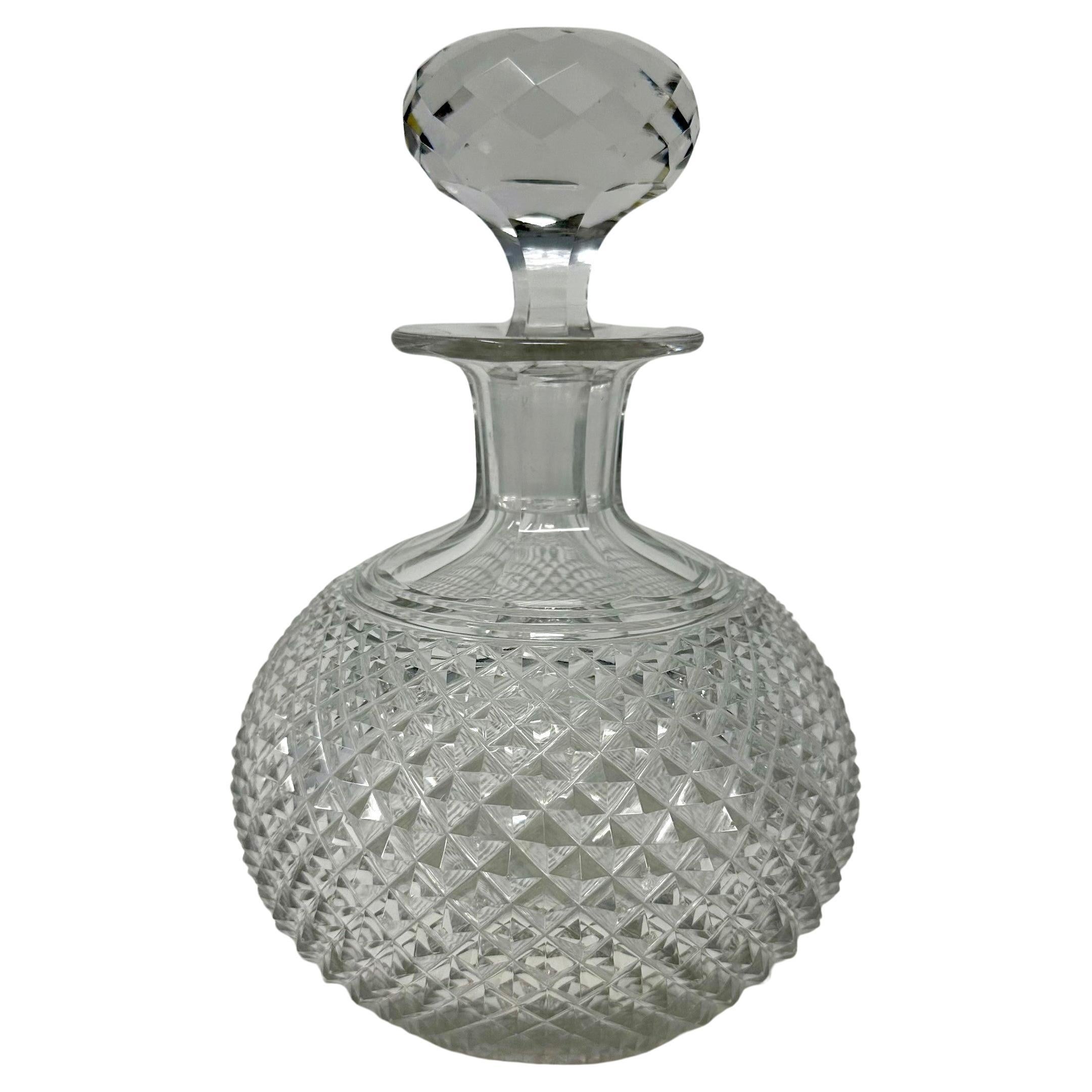 Américain Paire de flacons à parfum anciens en cristal taillé américain, vers 1860. en vente