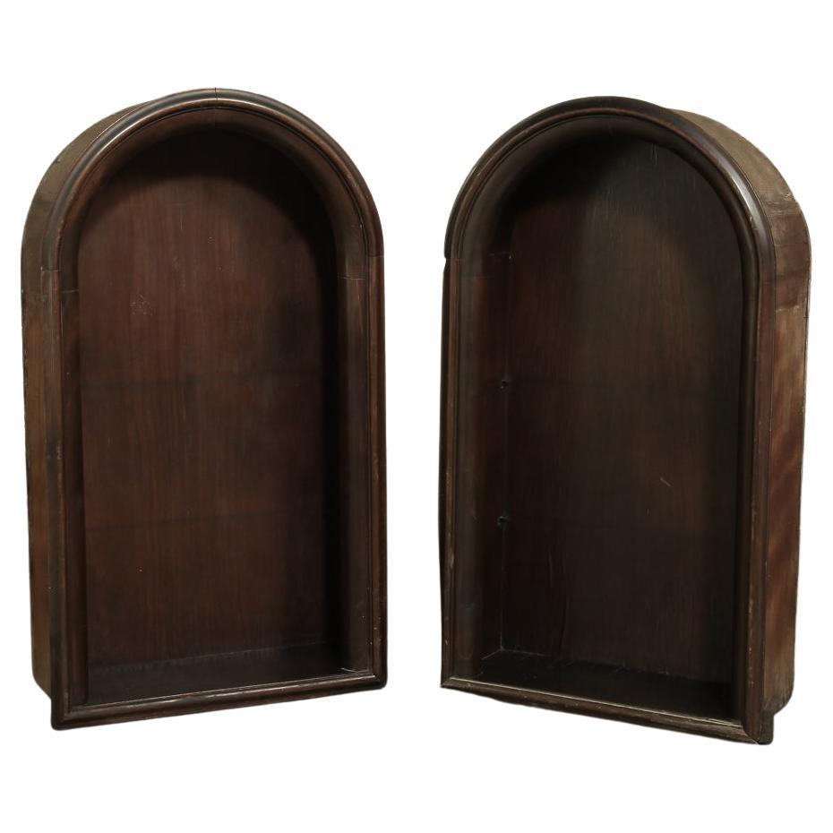 Pair Antique Arched Architectural Niches For Sale