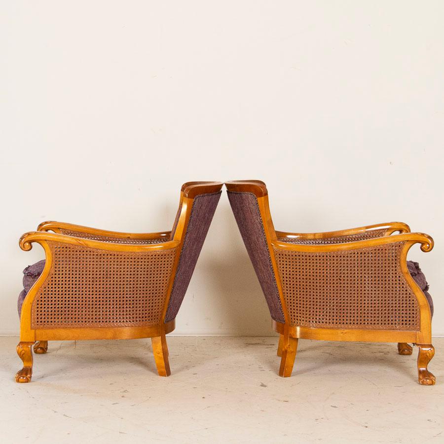 Pair, Antique Armchairs, Sweden, circa 1920-1940 In Good Condition In Round Top, TX