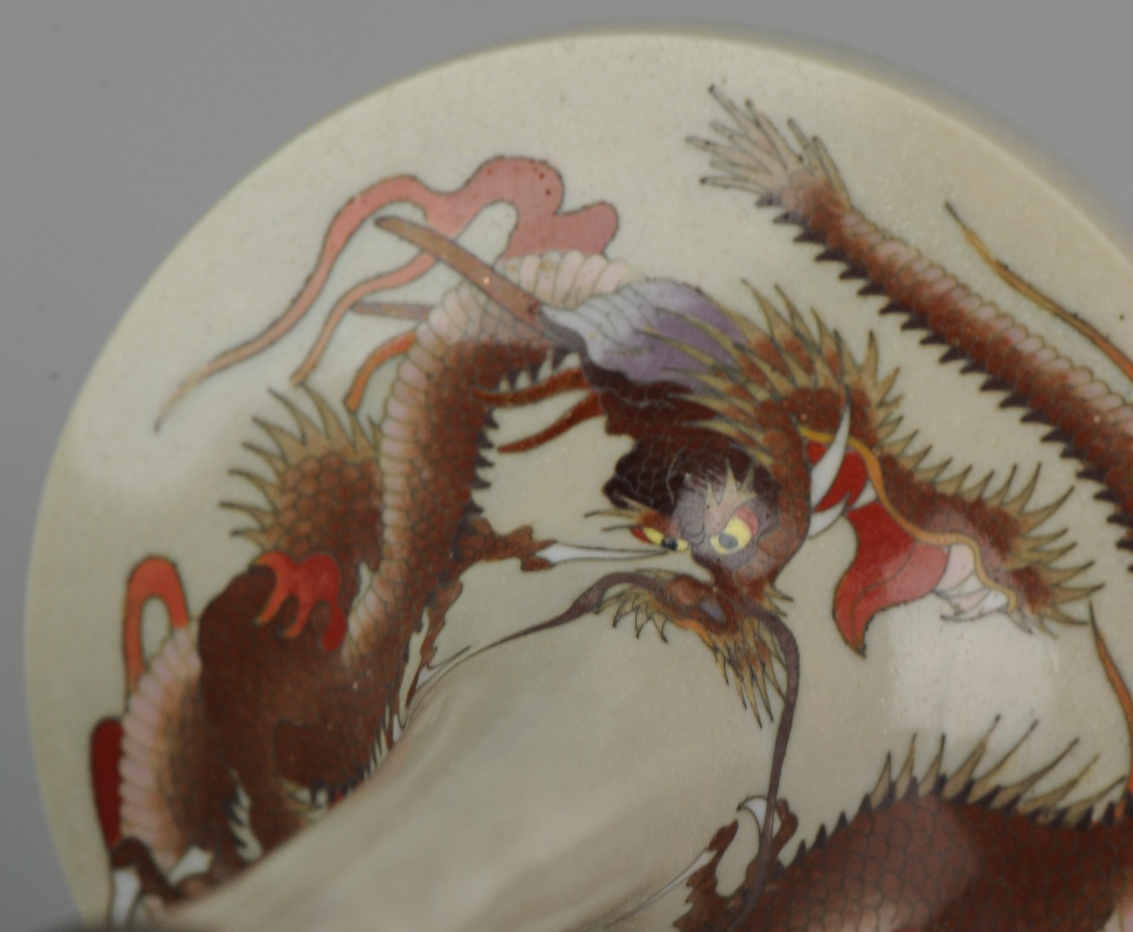 Pair Antique Bronze Dragon Vases Cloisonné Japan 19th c Edo or Meiji 11