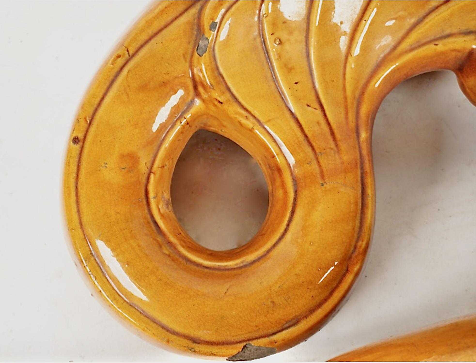 Paire de tuiles anciennes chinoises ou thaïlandaises en vente 2
