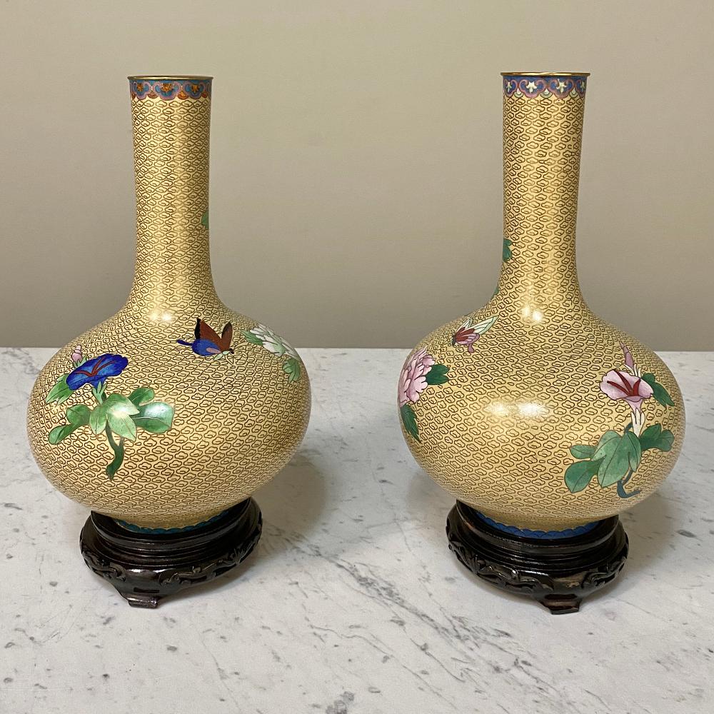 antique cloisonne vase