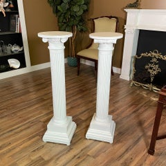 PAIR Antique Corinthian Pedestals