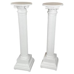PAIR Antique Corinthian Pedestals