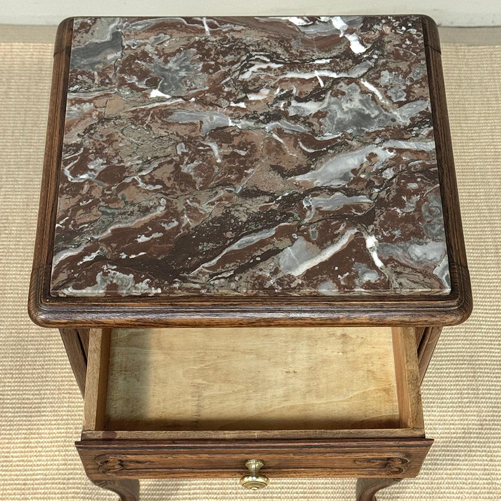 Pareja de Mesillas de Noche Antique Country French ~ Mesillas de noche en venta 10