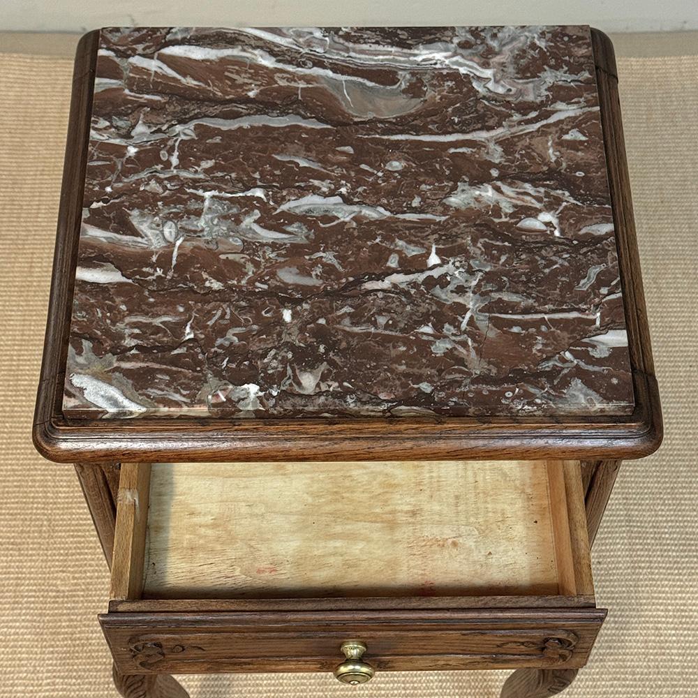 Pareja de Mesillas de Noche Antique Country French ~ Mesillas de noche en venta 11