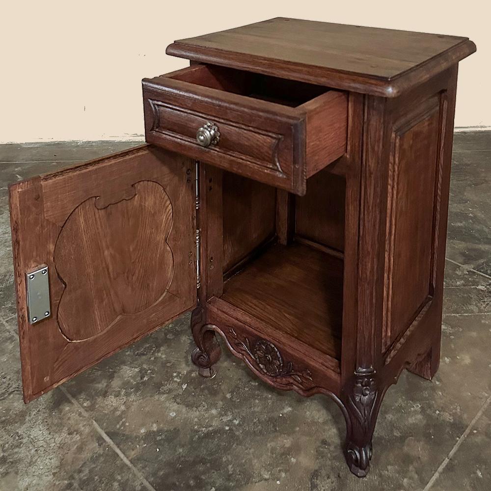 Pair Antique Country French Nightstands For Sale 3