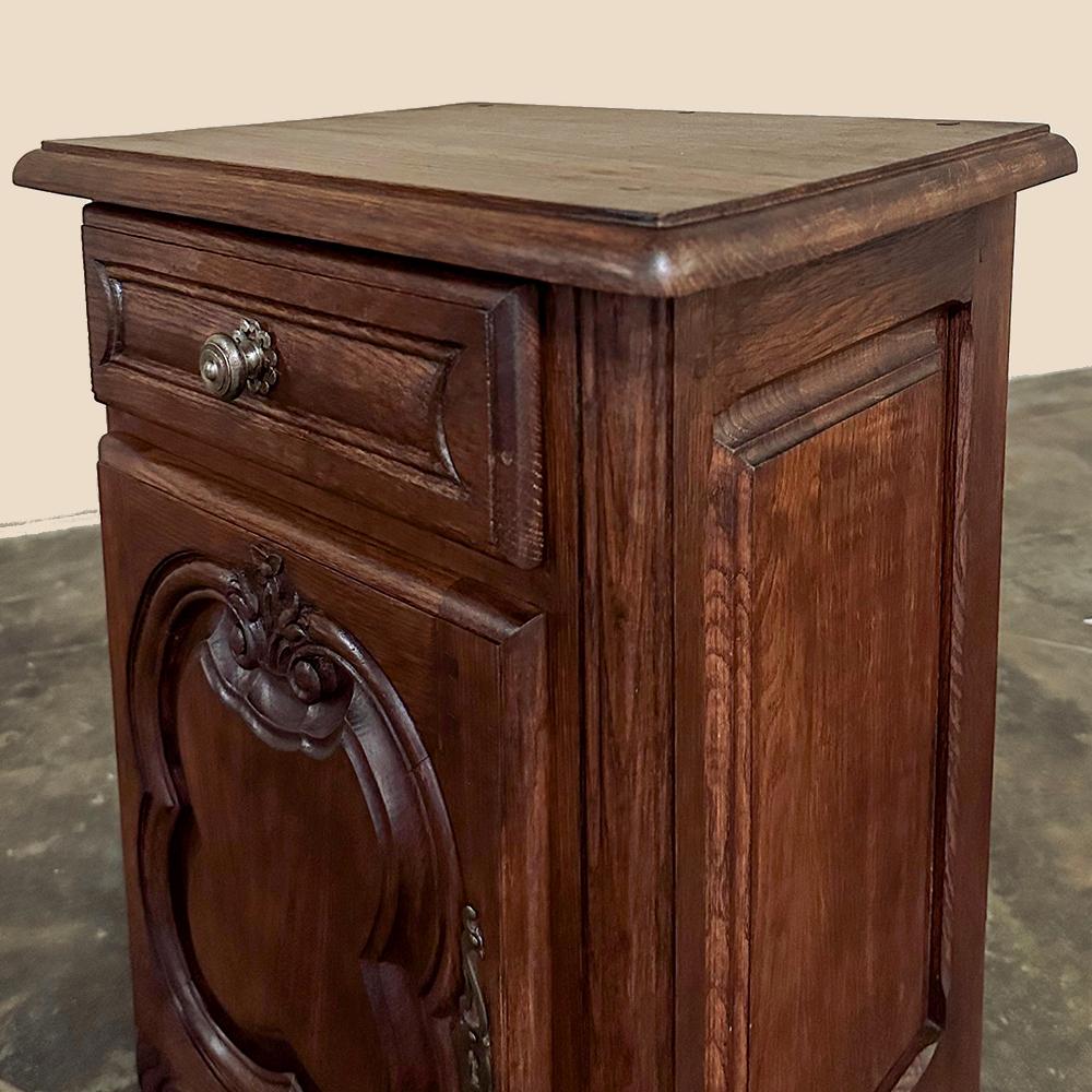 Pair Antique Country French Nightstands For Sale 6