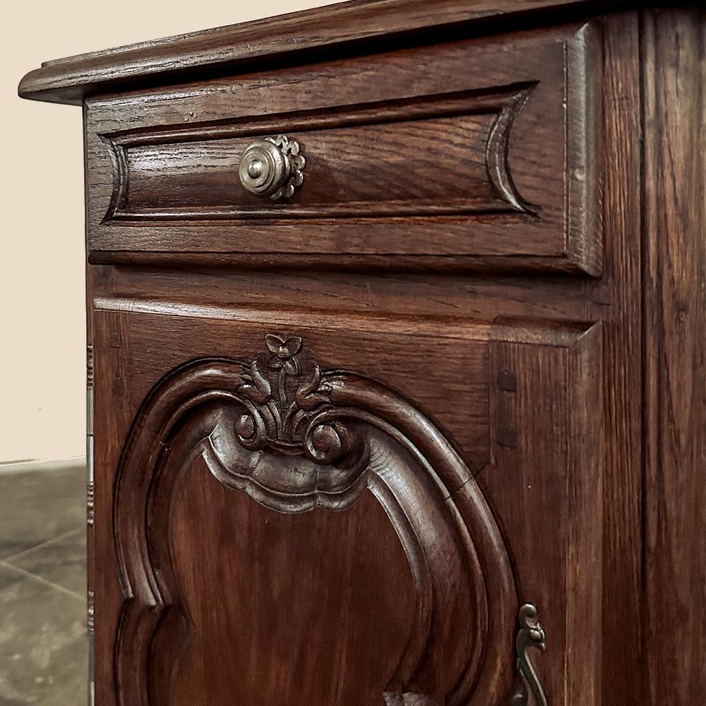 Pair Antique Country French Nightstands For Sale 10