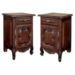 Pair Used Country French Nightstands