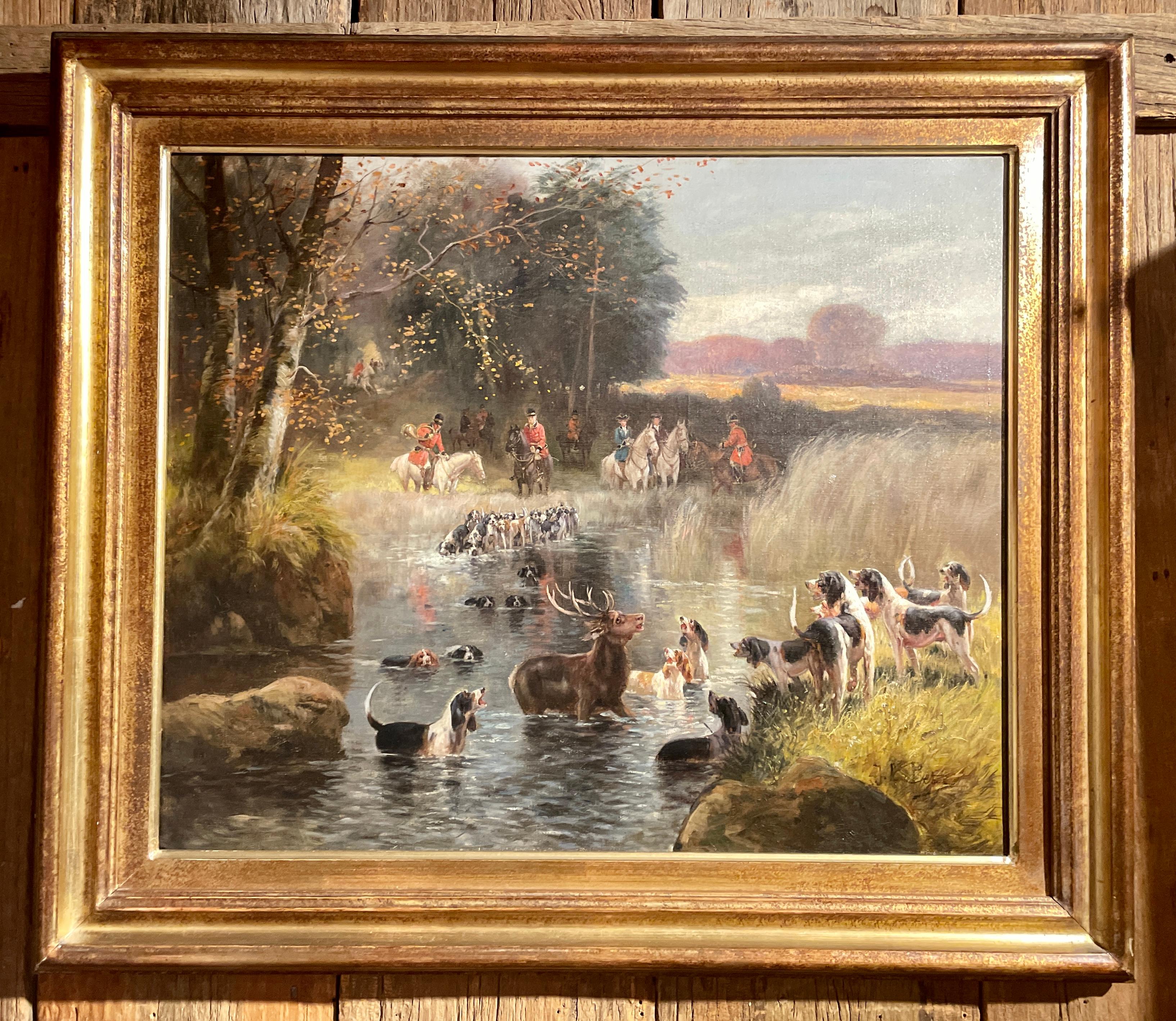 vintage hunting paintings