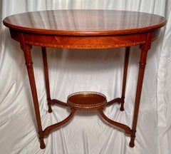 Pair of Antique English Mahogany Occasional Tables, circa 1880