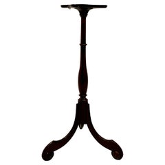 Pair Antique English Mahogany Plant Stands, Circa 1890's.