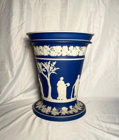 Pair Antique English Wedgwood Jardinieres circa 1870-80
