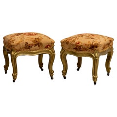 Pair Antique Footstools or Benches