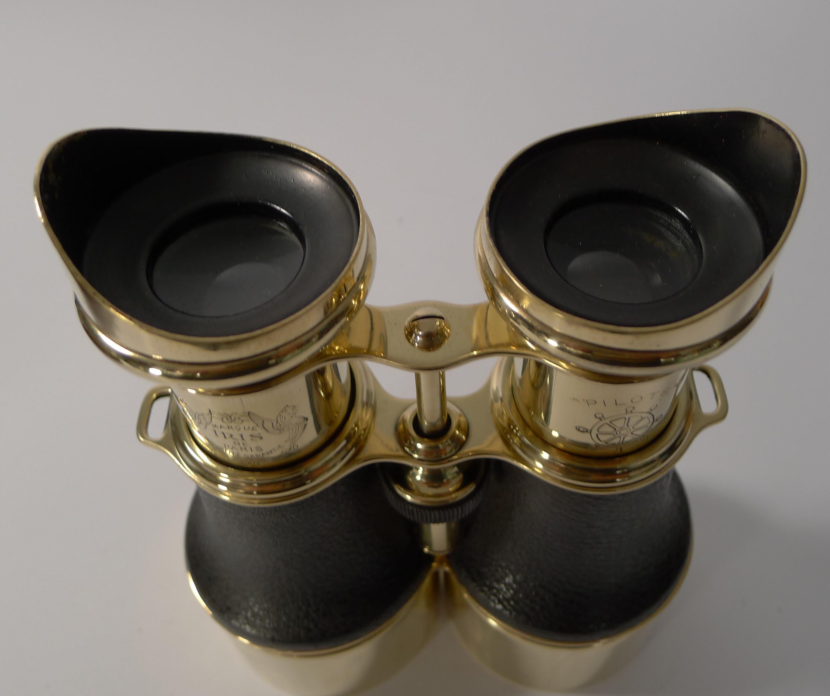 Edwardian Pair of Antique French Binoculars, 