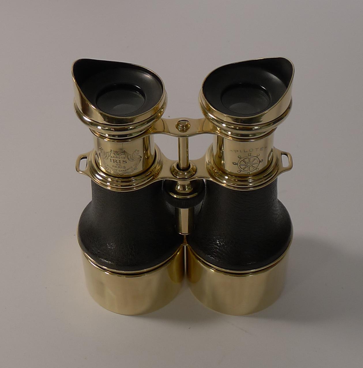 Early 20th Century Pair of Antique French Binoculars, 