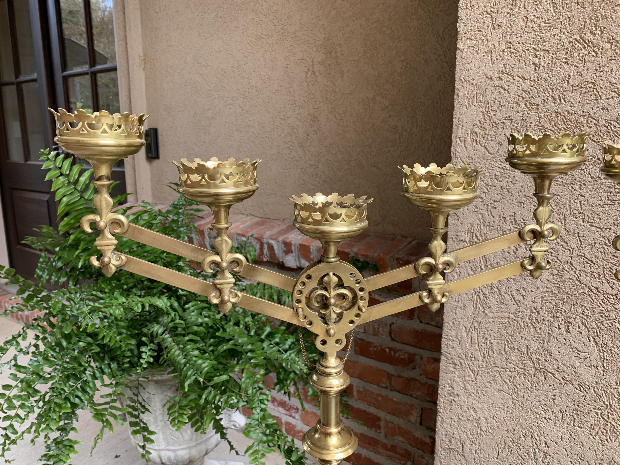 antique french candle holders