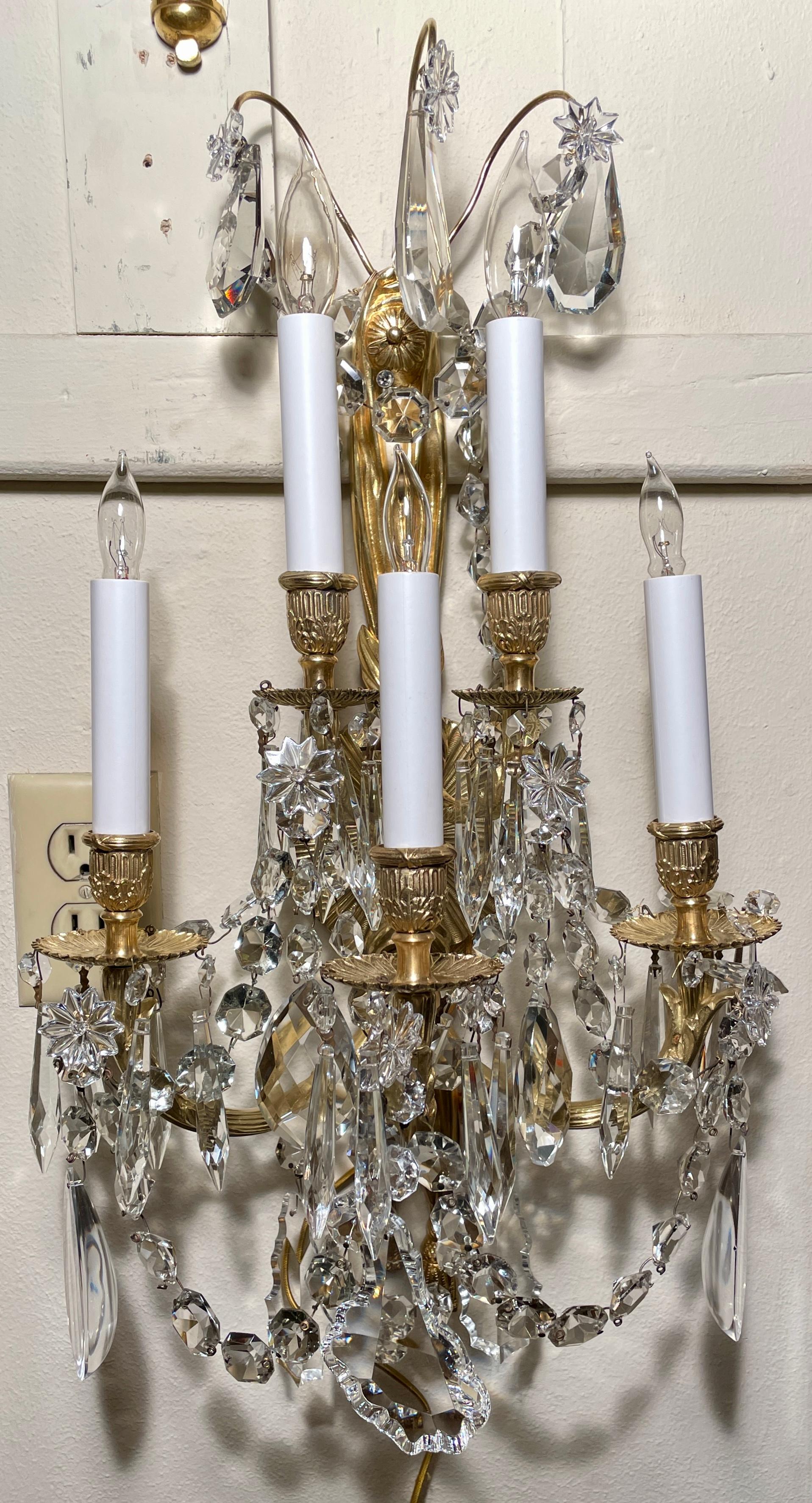 applique cristal ancienne